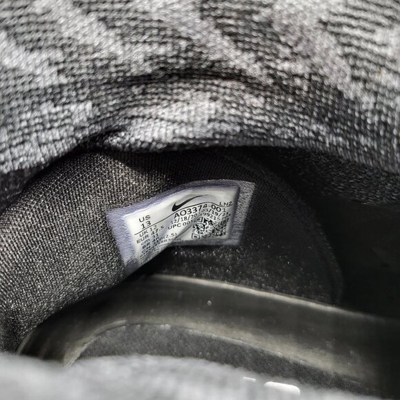 Nike Alpha Menace Elite 2 Flyknit Football Cleats Black AO3374-001 Size 13. Cond - Picture 7 of 7